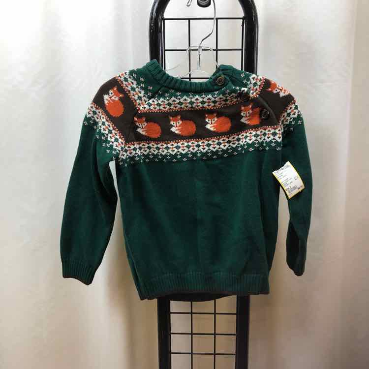 Gymboree Green Graphic Child Size 2 Boy's Sweater