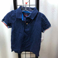 Mini Boden Navy Solid Child Size 2/3 Boy's Shirt