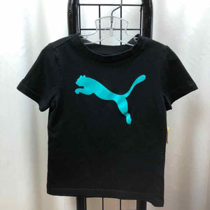 Puma Black Logo Child Size 5 Boy's Shirt