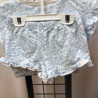 Bear Paw Baby Blue Patterned Child Size 6 Girl's Outfit
