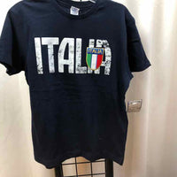 Navy Graphic Child Size 5/6 Boy's Shirt