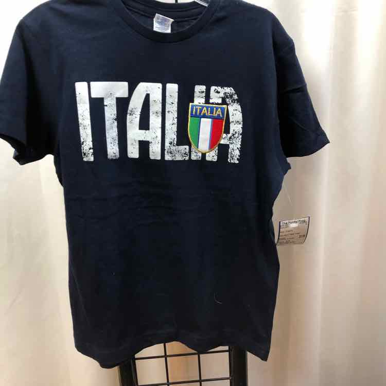 Navy Graphic Child Size 5/6 Boy's Shirt