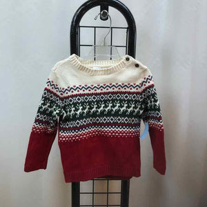 Carter's White Christmas Child Size 24 m Boy's Sweater