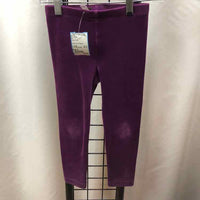 Tea Purple Solid Child Size 5 Girl's Leggings