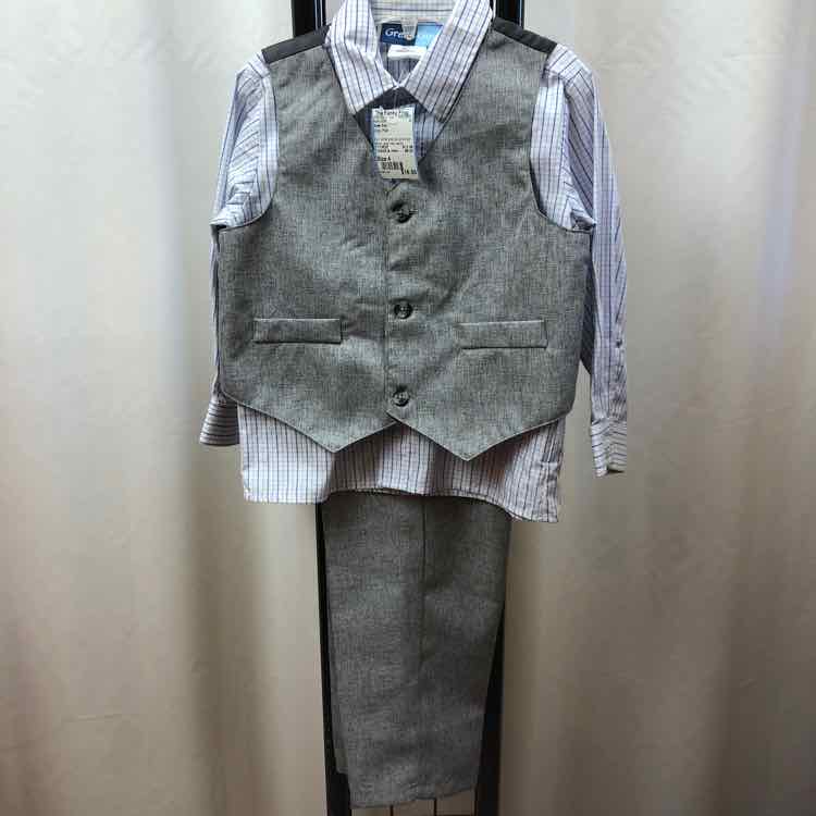 Great Guy Gray Plaid Child Size 4 Boy's Outfit