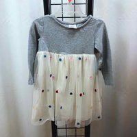 Hanna Andersson Gray Dotted Child Size 2 Girl's Dress