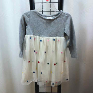 Hanna Andersson Gray Dotted Child Size 2 Girl's Dress