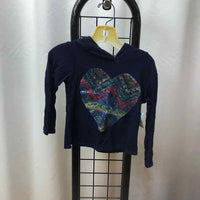 My Belle Navy Sequin Child Size 2 Girl's Shirt