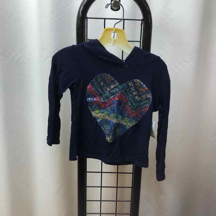 My Belle Navy Sequin Child Size 2 Girl's Shirt