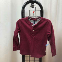 Janie and Jack Red Solid Child Size 2 Boy's Shirt