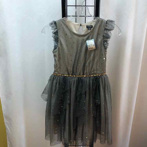 Zunie Gray Stars Child Size 8 Girl's Dress