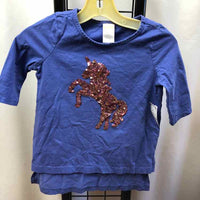 Gymboree Blue Sequin Child Size 4 Girl's Shirt