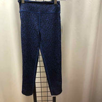 zella Navy Patterned Child Size 8/10 Girl's Leggings