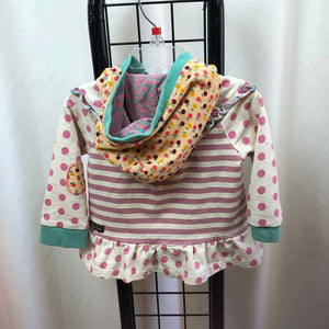 Matilda Jane Pink Stripe Child Size 18-24 m Girl's Sweatshirt
