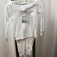 Mini Boden White Stars Child Size 3 Girl's Pajamas