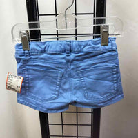 Zara Blue Solid Child Size 4 Girl's Shorts
