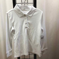 Amazon Essentials White Solid Child Size 4/5 Boy's Shirt