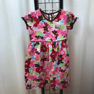 Hanna Andersson Pink Floral Child Size 4/5 Girl's Dress
