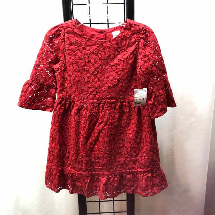 Gap Red Lace Child Size 4 Girl's Dress