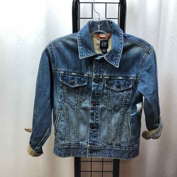 Gap Denim Solid Child Size 6/7 Boy's Jacket