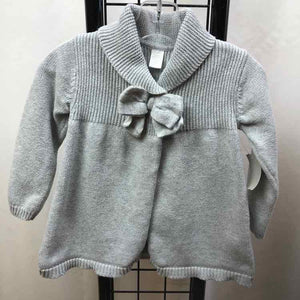 Gray Solid Child Size 18 m Girl's Sweater