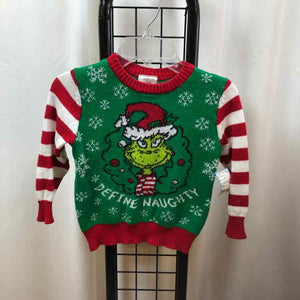 Green Christmas Child Size 3 Boy's Sweater