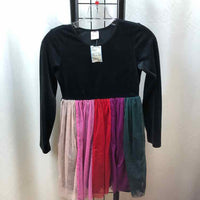 Hanna Andersson Black Rainbow Child Size 8 Girl's Dress
