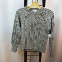Abercrombie Gray Solid Child Size 7/8 Girl's Sweater