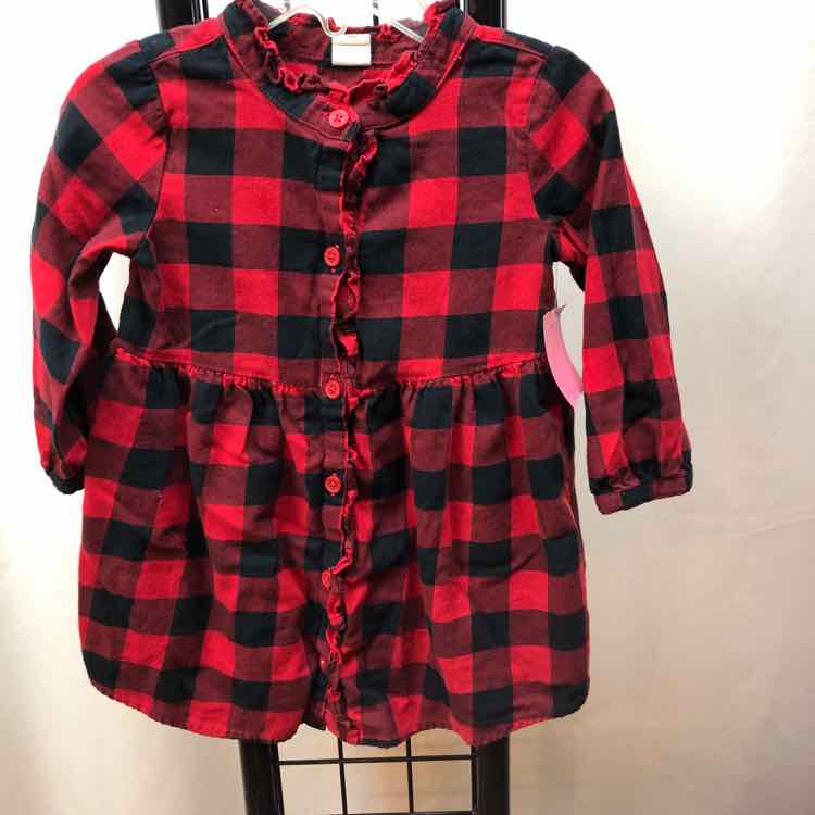 Gap Red Checkered Child Size 2 Girl's Dress