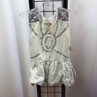 Mia Joy Gray Sequin Child Size 3 Girl's Dress