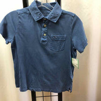 Vineyard vines Blue Solid Child Size 7 Boy's Shirt