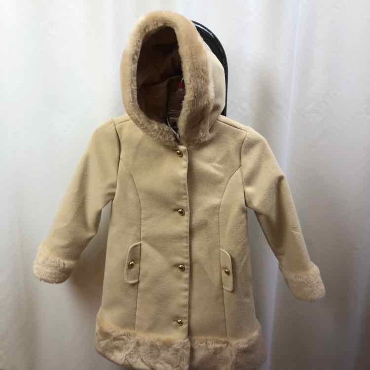 Janie and Jack Tan Solid Child Size 3/4 Girl's Outerwear