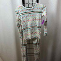 Cat & Jack White Patterned Child Size 8 Girl's Pajamas