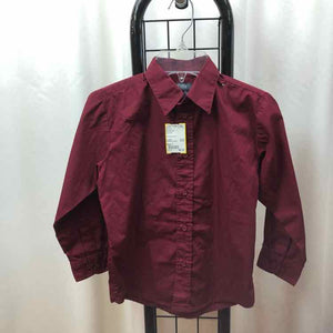 Kenneth Cole Red Solid Child Size 7 Boy's Shirt