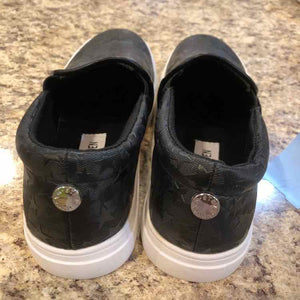 Steve Madden Black Stars Child Size 1 Girl's Shoes