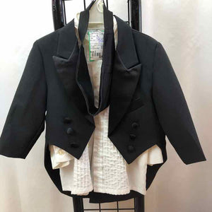 L. Star Black Solid Child Size 2 Boy's Tuxedo