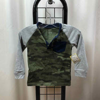 Carter's Green Camoflage Child Size 3 Boy's Shirt
