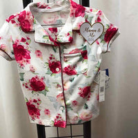 Tahari White Floral Child Size 2 Girl's Pajamas