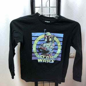 Star Wars Black Logo Child Size 8 Boy's Shirt