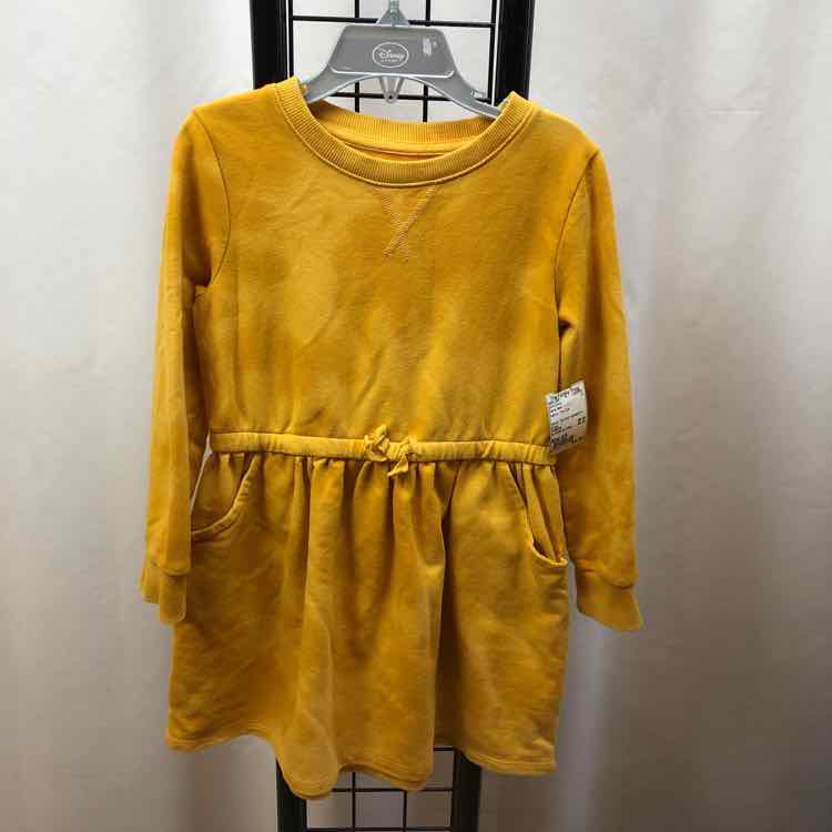 Cat & Jack Yellow Tye Dye Child Size 4/5 Girl's Dress