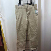 Chaps Tan Solid Child Size 8 Boy's Pants