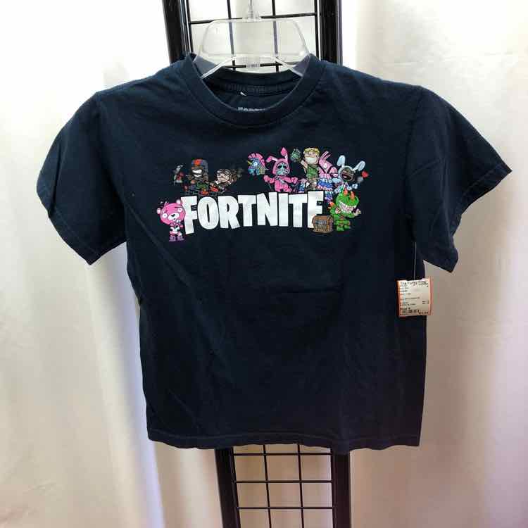 Fortnite Navy Logo Child Size 8 Boy's Shirt