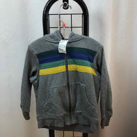 Hanna Andersson Gray Stripe Child Size 4 Boy's Sweatshirt