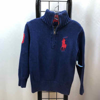 Polo-Ralph Lauren Navy Solid Child Size 5 Boy's Sweater