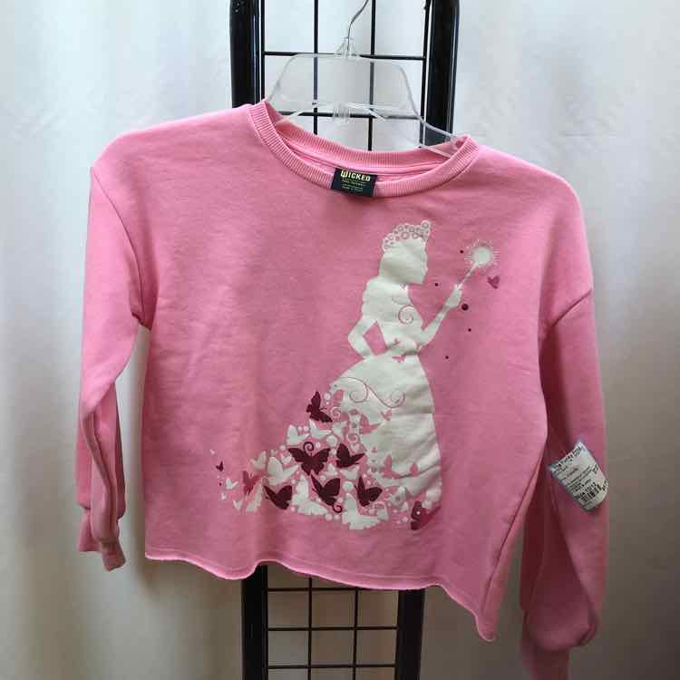 Pink Character Child Size 10/12 Girl's Sweatshirt