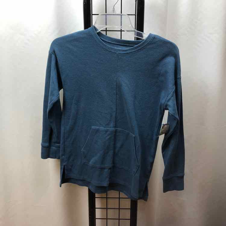 Oshkosh Blue Solid Child Size 12 Girl's Shirt