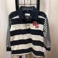 Kitestrings Navy Stripe Child Size 5 Boy's Shirt