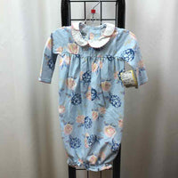 mudpie Baby Blue Floral Child Size 0-3 m Girl's Outfit