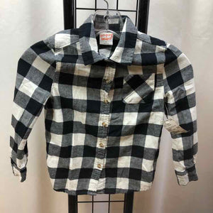 jumping beans Black Checkered Child Size 6 Girl's Shirt