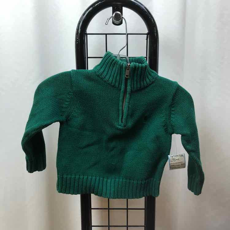 Polo-Ralph Lauren Green Solid Child Size 2 Boy's Sweater